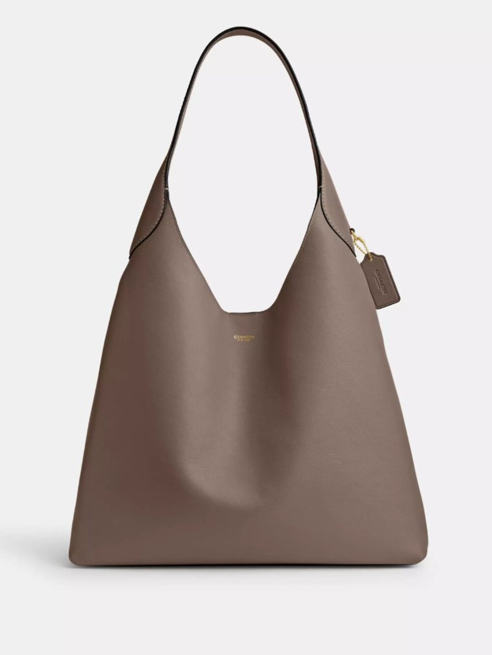Coach Brown Leather Shoulder Hobo Bag